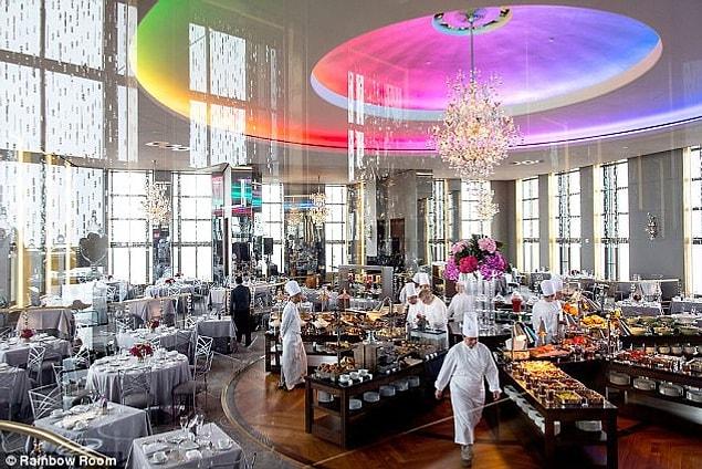 The wedding took place in New York, at the lovely Rainbow Room.