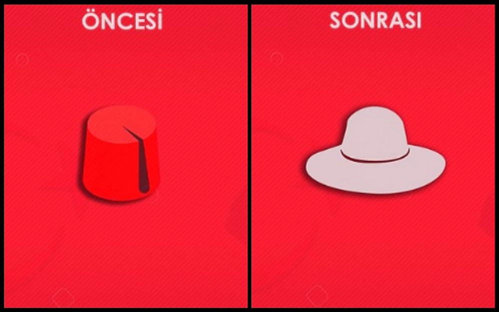 Atatürk'ün Devrimlerinin Öncesini ve Sonrası Gösteren 8 İllüstrasyon