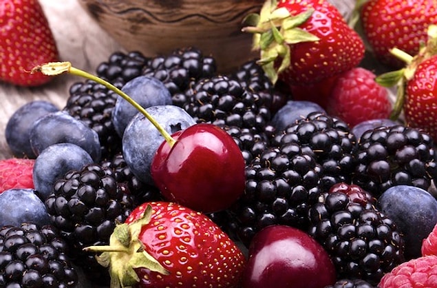 14. Berries: currant, cranberry, strawberry