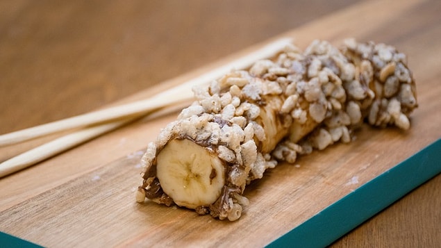 5. Çikolata Soslu Çıtır Roll