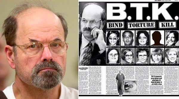 2. Dennis Rader,  Nicknamed “BTK”, installed alarms as a part of his job. He learned how to enter into homes unnoticed and started brutally killing people in their homes.