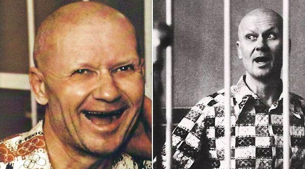 7. Andrei Chikatilo, the Soviet era cannibalistic serial killer, killed at least fifty-three women and children over a period of twelve years by luring them into secluded spots and inflicting multiple knife wounds.