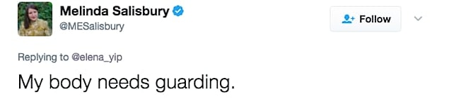"Benim de yakın korumaya ihityacım var."