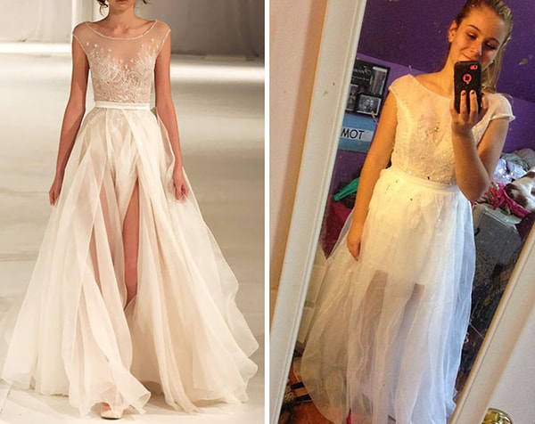 15. "Как знала, что не стоило заказывать платье в черную пятницу"