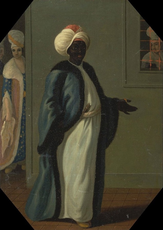 Harem Ağası-Hadım Ağası veya Kızlar Ağası diye anılan bu görevliler I.Mehmed devrinden itibaren Osmanlı'da görülmektedirler.