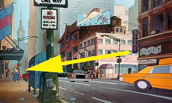 10. В мультфильме "Оливер и компания" принцесса Аврора появляется в качестве второстепенного персонажа в Нью-Йорке