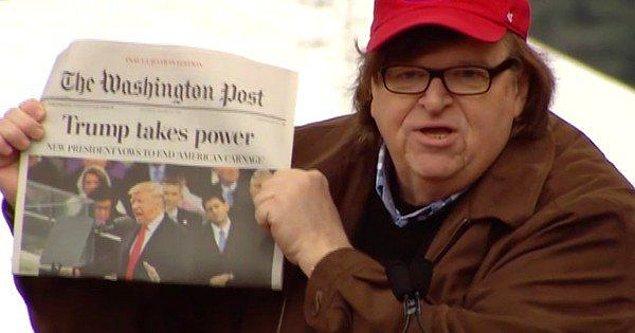 5. Çektiği eleştirel belgesellerle tanıdığımız Michael Moore, bu kez Donald Trump'ı hedefine alacağı bir belgesel çekiyor.