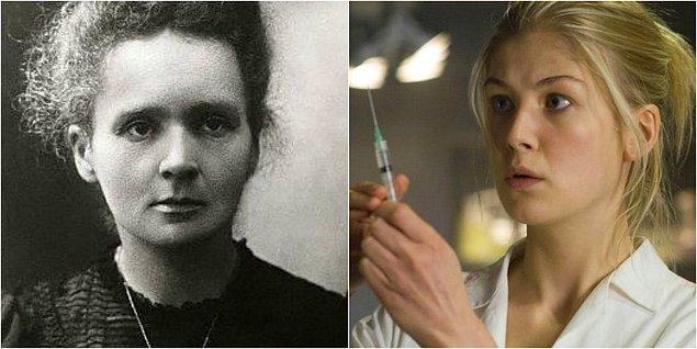 22. Rosamund Pike, "Radioactive" adlı filmde Nobel ödüllü bilim insanı Marie Curie'ye hayat verecek.