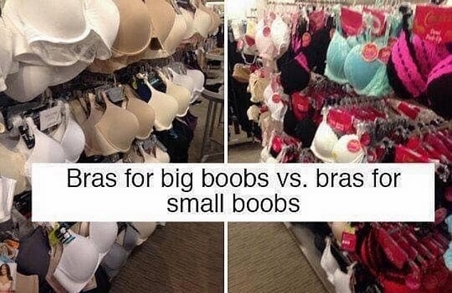 9. All the boring neutral-toned bras because the cute ones don't come in practical sizes