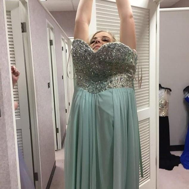 5. Dresses that you somehow got on in the changing room but get stuck around your boobs when you try to take them off
