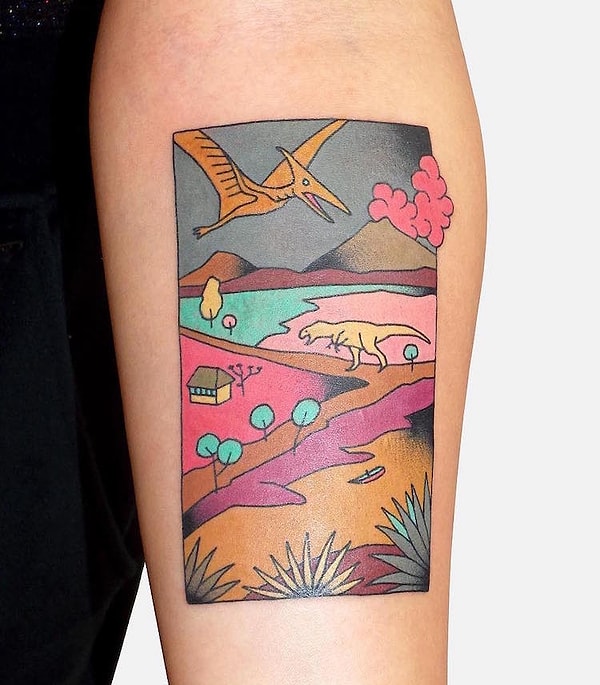 5. Термин "укиё-э" переводится как "картинки плавающего мира", и этому стилю характерны богатая и разнообразная цветовая палитра, нетрадиционные композиции и, безусловно, японский сюжет.