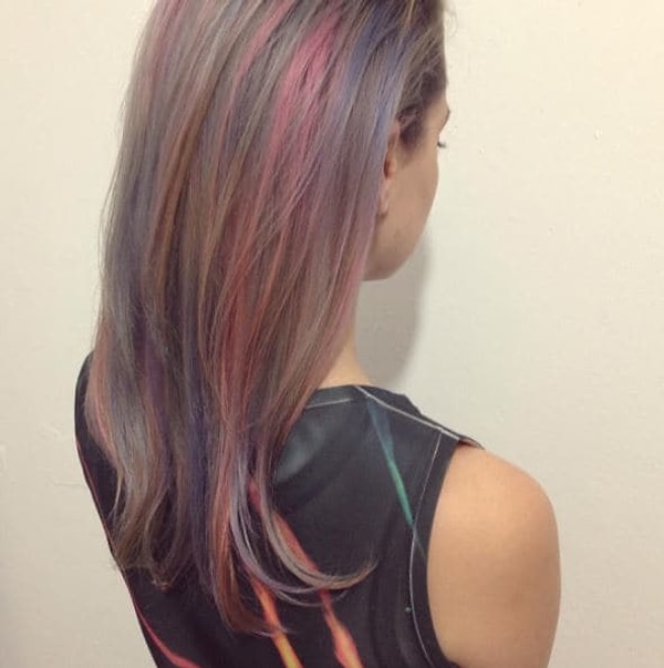 7. Растушёвка перламутра