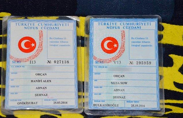 3. Kahramanmaraş'ta yaşayan fanatik Fenerbahçeli Adnan Orçan, çocuklarından birinin adını 'Hanifi Alex', diğerinin adını ise 'Musa Sow' koydu.