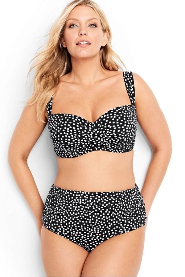 7. И даже горошек не добавляет этому купальнику деревенского "шика"!