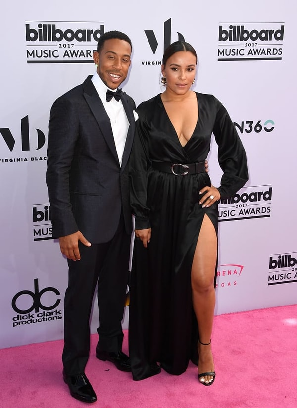 23. Рэпер Ludacris с женой Eudoxie Mbouguiengue