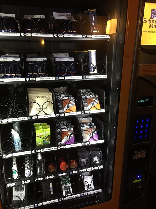 24. This university has a vending machine for violin strings and woodwind reeds.