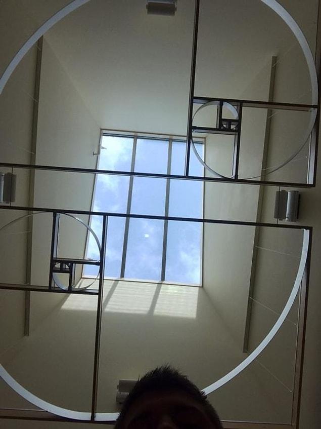 25. The Skylight in this university's math building is decorated by Fibonacci spirals