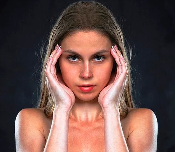 2. Если у вас асимметричное лицо, то это очень даже хорошо :)