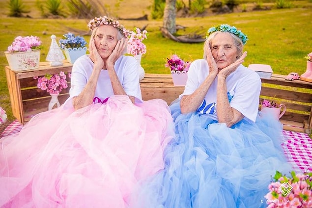 Because these two beautiful ladies are close to turning 100.