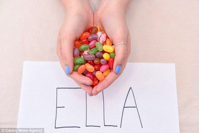 Mesela 'ella' kelimesi 'jelly bean' yani jelibon kelimesine benzediği için bu tadı alıyor.