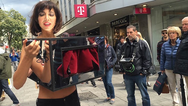 What’s more, there were cameras within the boxes to record the entire experience.