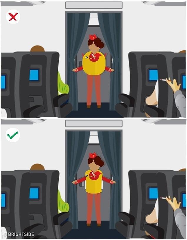 5. Do not inflate your life jacket before exiting the aircraft