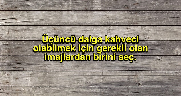 3. Keyifli zorunluluklar.