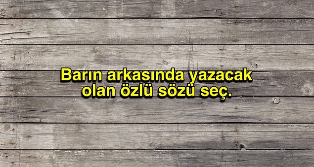 5. Biraz bilgelik.