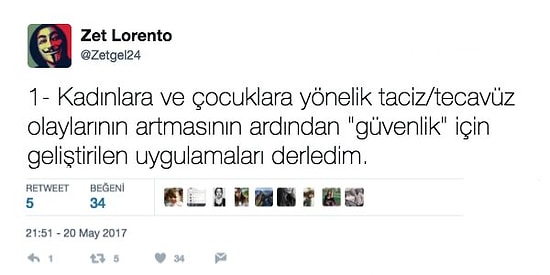 Bir Twitter Kullanıcısının Derlediği Kadınların 'Güvenliği' İçin Geliştirilmiş Telefon Uygulamaları