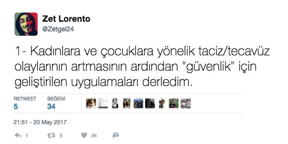 Bir Twitter Kullanıcısının Derlediği Kadınların 'Güvenliği' İçin Geliştirilmiş Telefon Uygulamaları