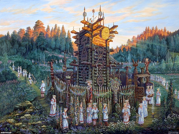 6. Славянам был присущ родовой уклад, из чего выходил культ предков