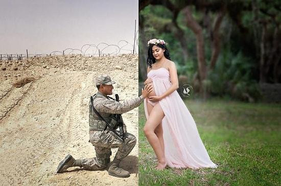The Heartbreaking Photoshoot Of A Mother-To-Be And Her Husband In The War Zone!