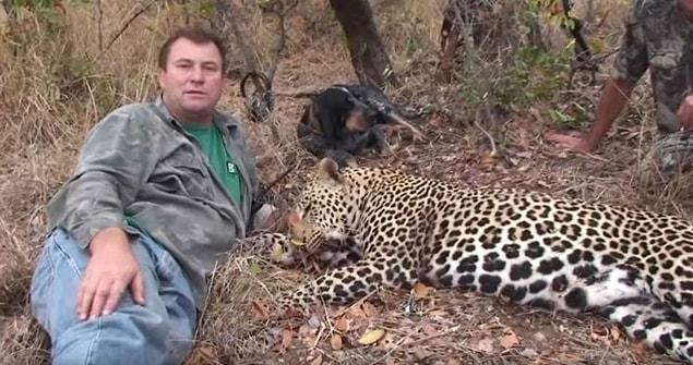 Sensing the danger, three of the animals stormed the hunters and Botha shot at them.