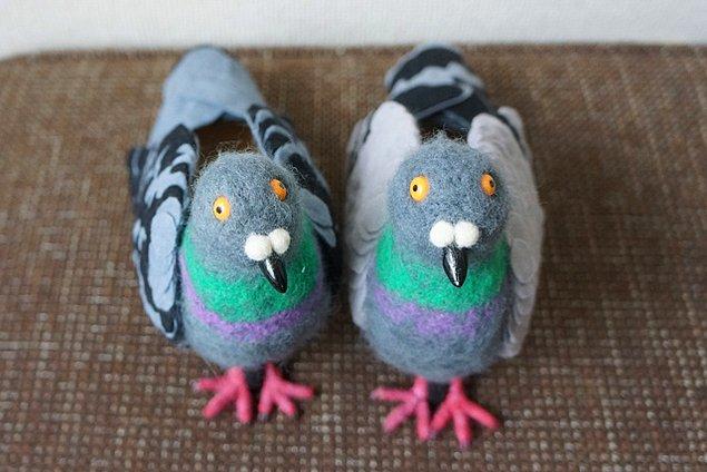 10. Tabii bu ayakkabılar güvercinleri ne kadar kandırabilir onu bilemiyoruz işte.