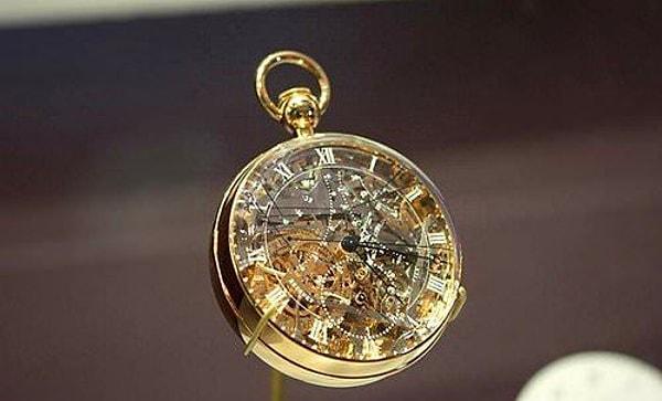 8. Resimdeki Marie-Antoinette cep saati dünyanın en pahalı saati! Sence ne kadardır ki fiyatı?