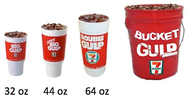 7. Unreasonably big beverage choices.