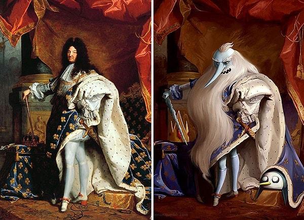 4. Hyacinthe Rigaud/Portrait of Louis XIV