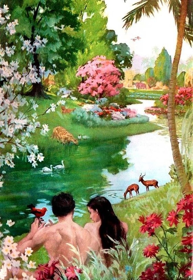 3. Benden alınma bir kaburgadan yaratılmış olduğunu söylüyor. İnanılır şey değil. Gene uyduruyor. Benim kaburgalarımda bir eksilme olmadı ki...