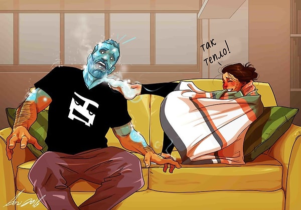 1. "Холодные ноги!"