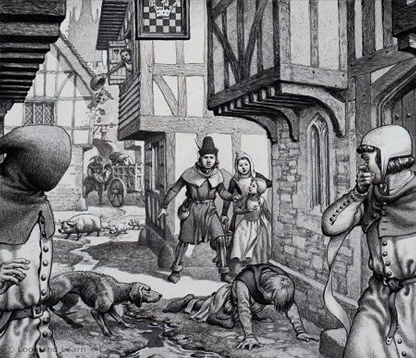 9. За период с 1348 до 1665 года в Лондоне произошло 16 вспышек чумы. Во времена «Черной смерти» (пандемии чумы) 1348-49 гг. треть лондонцев либо умерла, либо сбежала.