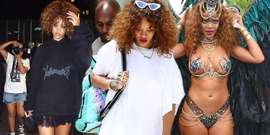 Aldığı Kilolarla Mutlu Mesut Yaşamaya Devam Eden Rihanna'nın Dolgun ve Kıvrımlı Yeni Tarzı! 🔥