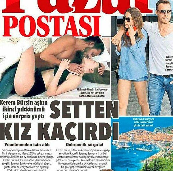 10. Romantik bir gece için bir anda Hırvatistan'a gidip geliveren Kerem Bürsin - Serenay Sarıkaya çifti