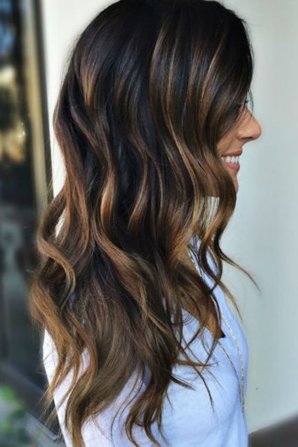 9. Прекрасный вариант для брюнеток на лето!