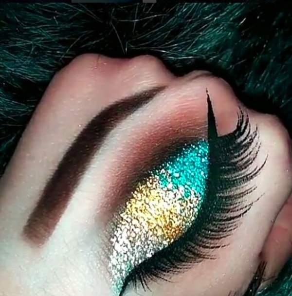 8. Прекрасный вечерний мейк! 💛