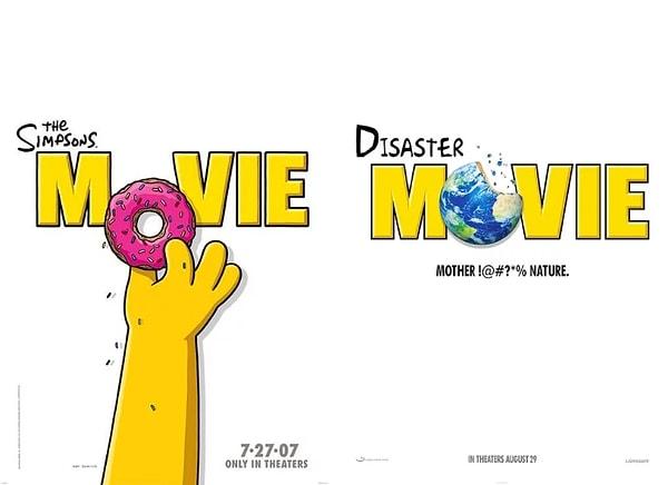 3. Simpsonlar: Sinema Filmi (2007)  / Disaster Movie (2008)