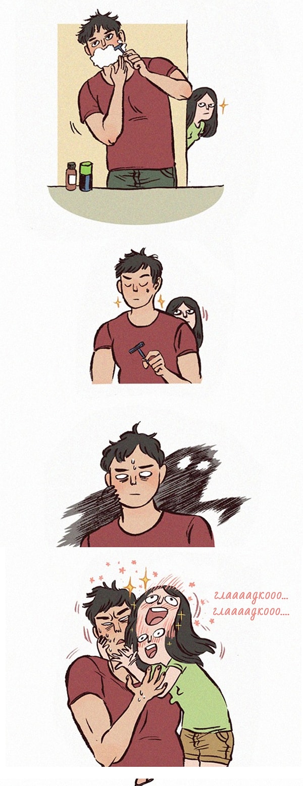 4. Пожалуйста, брейся чаще