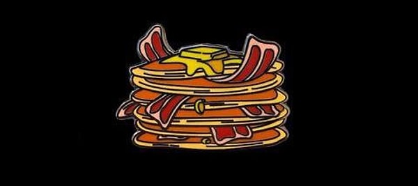 10. Блинчики с беконом и сливочным маслом. Ммммммм... 🙀