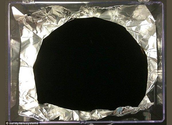5. Dünyada bilinen en karanlık madde olan vantablack şimdi spray formunda geliyor.