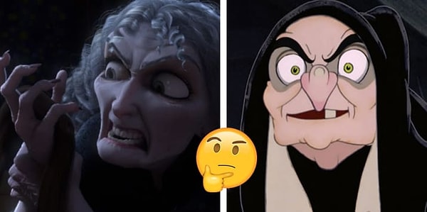 3. Матушка Готель из "Рапунцель" и злая мачеха из "Белоснежки" - это один человек.