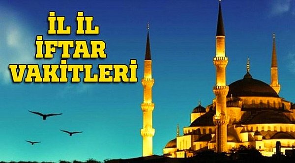 9. Televizyonda iftar saatleri okunmaya başlamıştır!